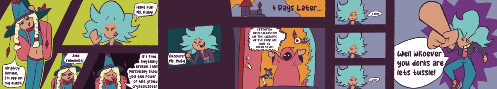 Connie the Crystalcaster Comic